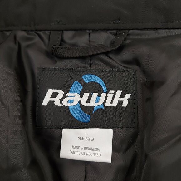 Rawik Ski Snow Pants Adults Large Black Insulated Ankle Zip Snowboarding Winter - Picture 9 of 12